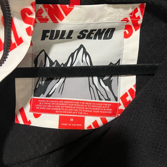 Full Send White and Red Jacket - Picture 3 of 4